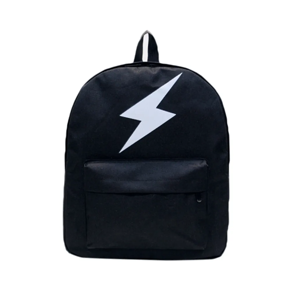 Рюкзак новинка для мужчин и женщин холст молния узор дикие студенческие дорожные