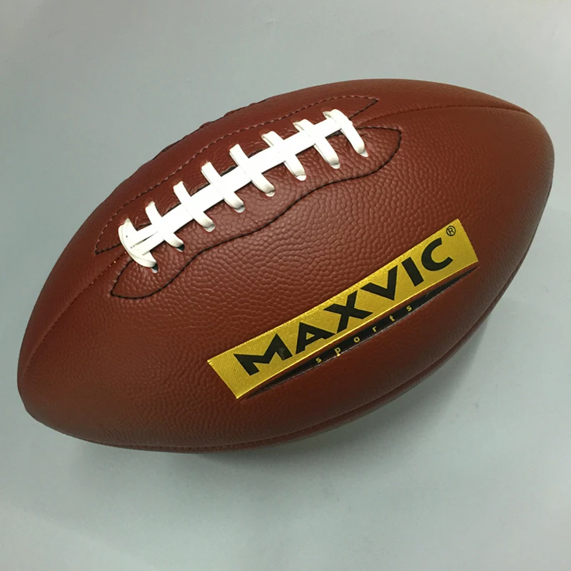 High Quality Size 9 American Leather Football Soccer Youth Adult Professional Training Ball