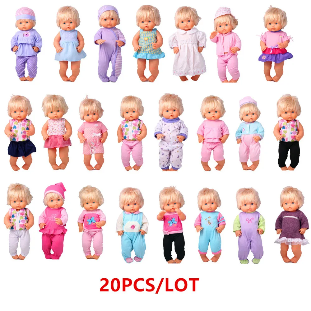 41 см Nenuco Кукла Одежда Nenuco Ropa y su Hermanita 20 шт./лот кукла аксессуары DIY наряжаться лучший рождественский подарок
