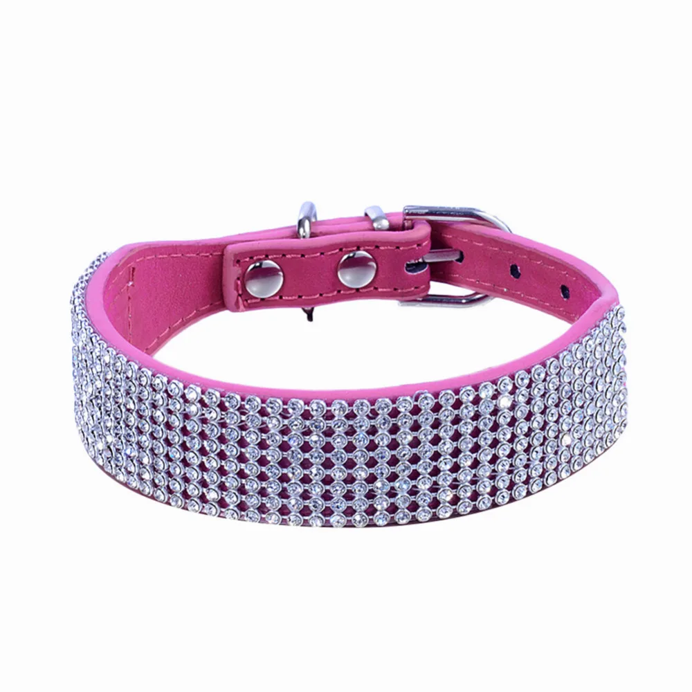 Яркая полная яркость для собак кошек регулируемый ошейник из искусственной кожи