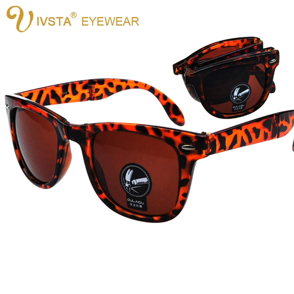 Складные солнцезащитные очки IVSTA Мужские с чехлом женские и мужские брендовые