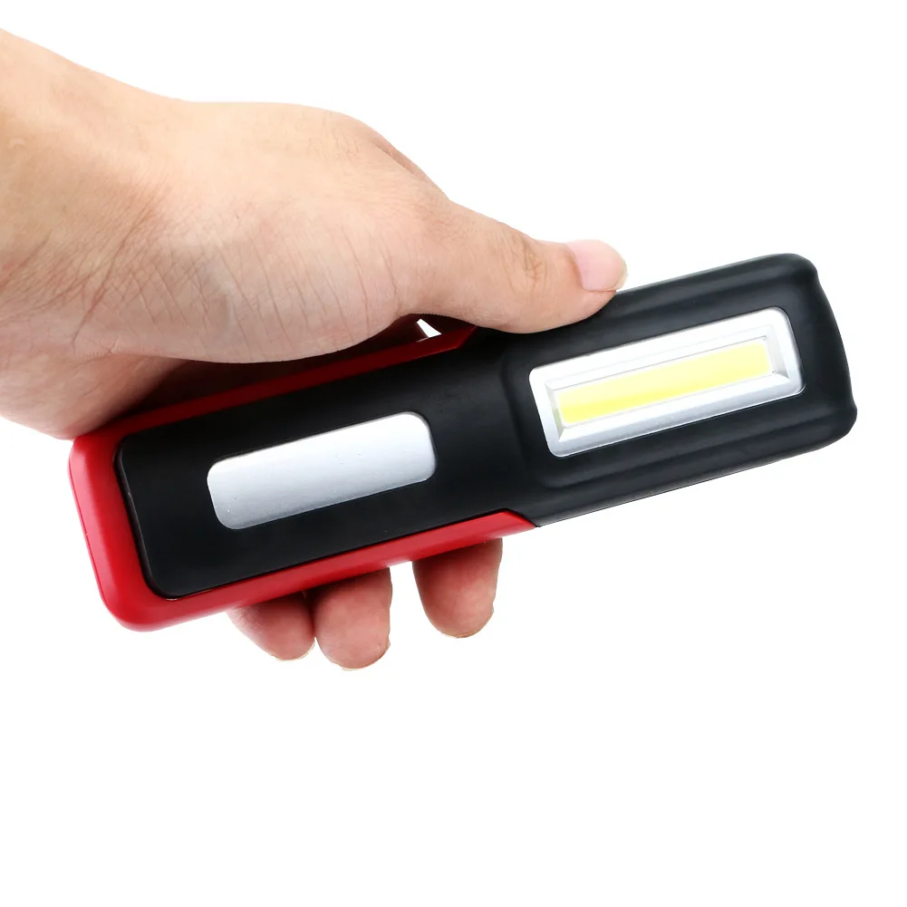 USB Перезаряжаемый 3 Вт COB светодиодный светильник-вспышка рабочий светильник Магнитный супер яркий светодиодный светильник фонарь для кемпинга