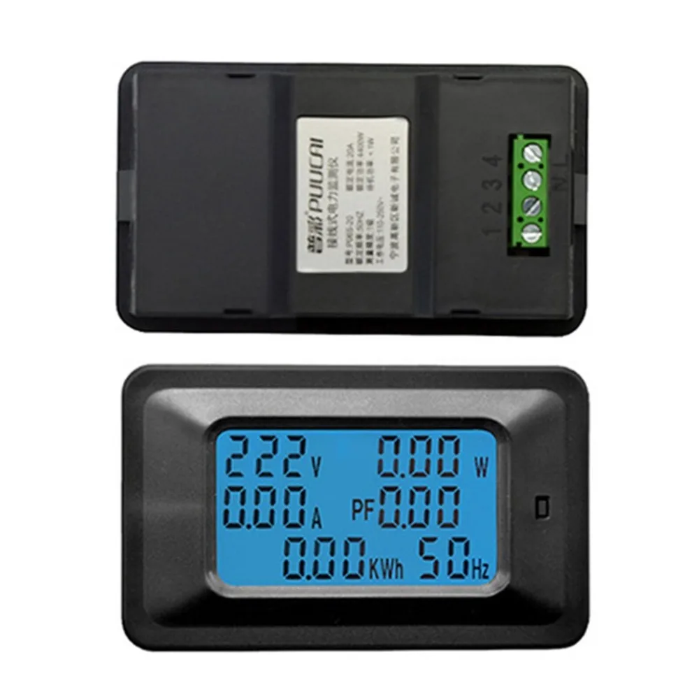 100A AC lcd цифровая панель мощность Ватт метр монитор вольтметр Амперметр