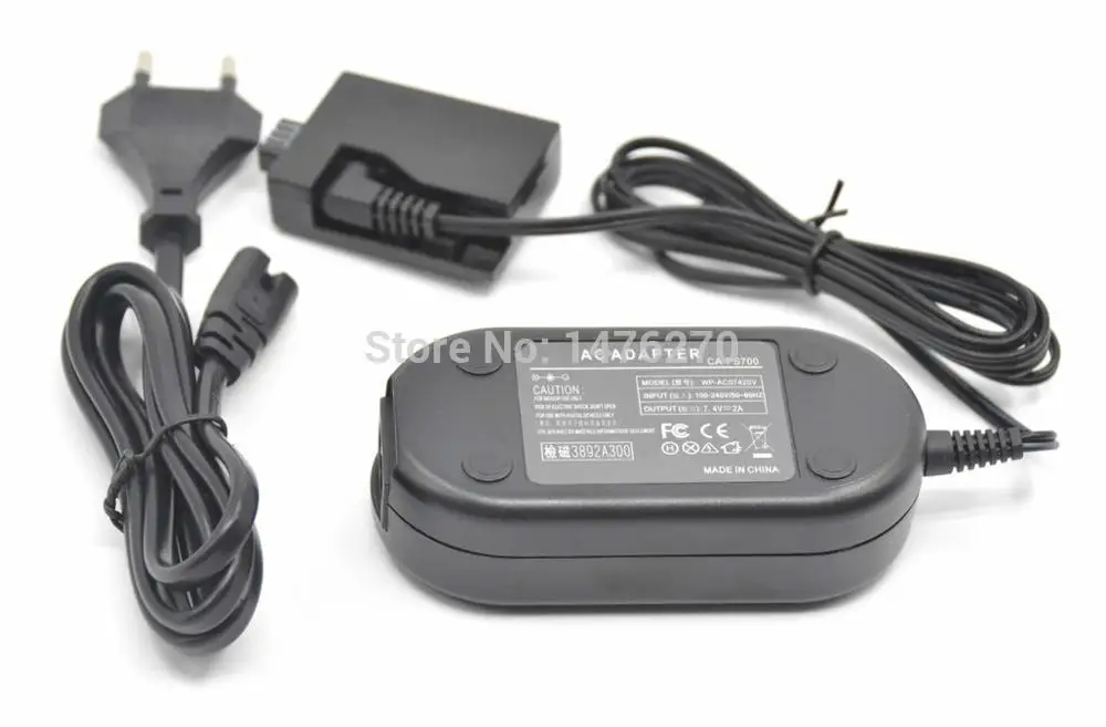 Адаптер питания переменного тока и зарядное устройство для камер Canon EOS 450D 500D 1000D XS