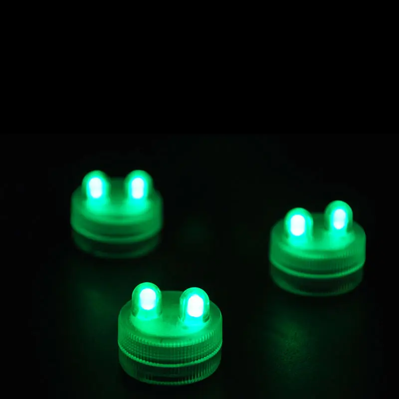 DREAMLIKE 100pcs Super Bright Dual Waterproof Led Tea Light Wedding Decor Centerpiece Submersible Fairy Led Tea Light