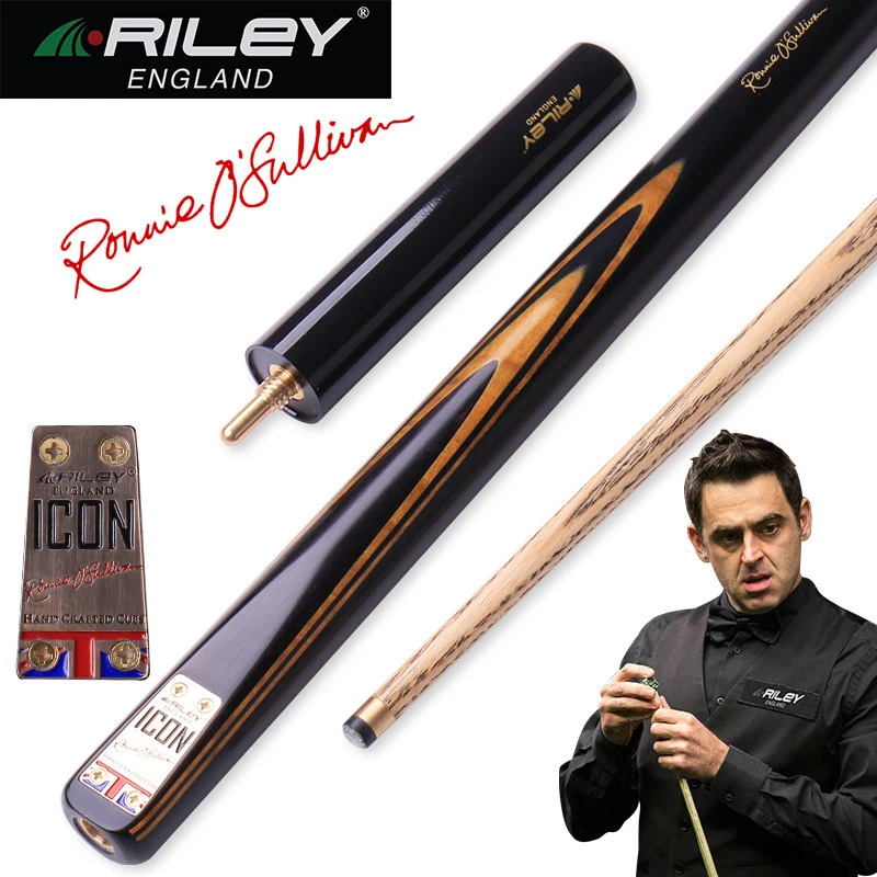 

Original US RILEY 3/4 Piece Snooker Cue Kit with Case with Extension 9.5mm Billiard Snooker Stick High-end Excellent Handmade