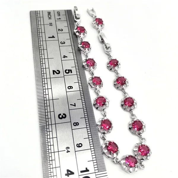 AAA Rose Zircon Flower Bracelets 2017 Newly Listed white Gold color Bracelet Bangles For Women Pulseiras Femininas | Украшения и