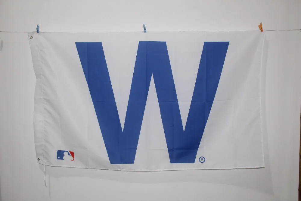 100% полиэстер Команды MLB Флаг Чикаго Кабс Команда W Premium размер флаг 3X5FT 150X90 СМ