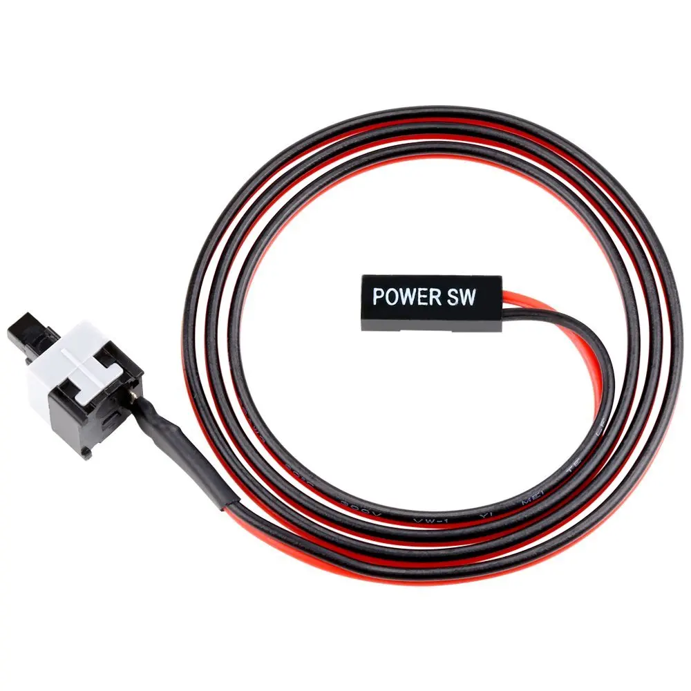 Zeadow 2 шт./упаковка 2-Pin SW PC чехол внутренний кабель питания вкл/выкл кнопка ATX