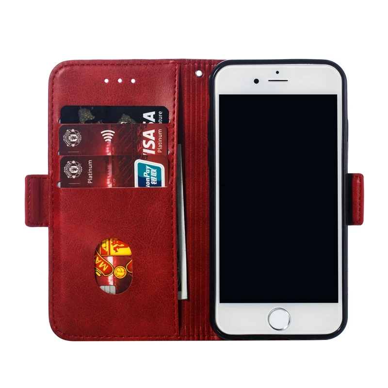 Кожаный флип-чехол для iPhone 6 S чехол-книжка с бумажником и подставкой Etui |
