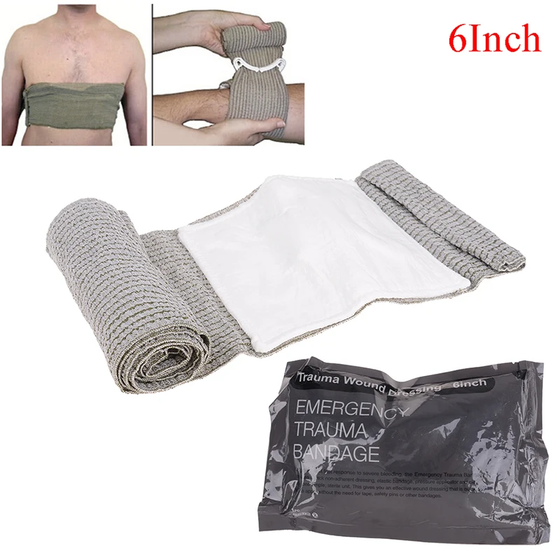 

4/6 Inch Madicare Israeli Bandage Trauma Dressing, First Aid, Compression Bandage, Emergency Bandage