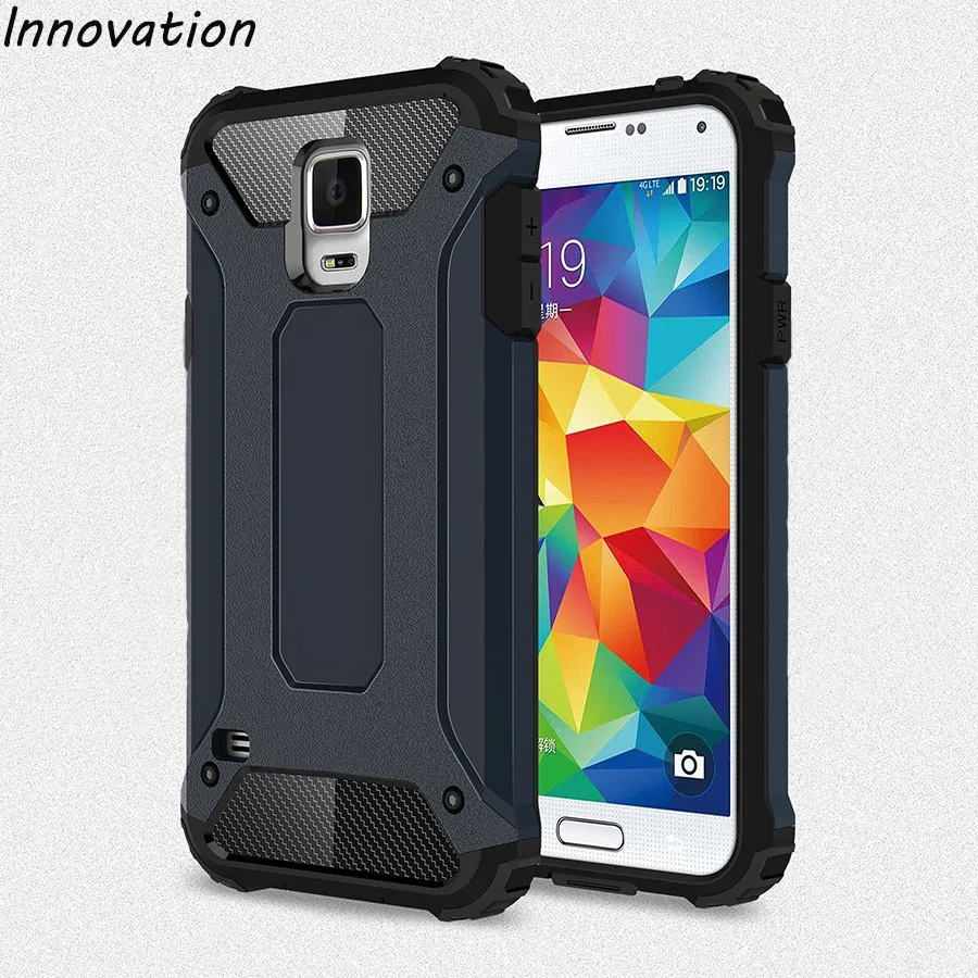 Чехол для телефона Samsung Galaxy S5 Мягкий силиконовый + PC задняя крышка Neo чехол Funda I9600