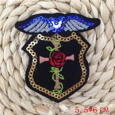 11 шт./лот смешанные дизайнерские нашивки с блестками в виде короны для одежды