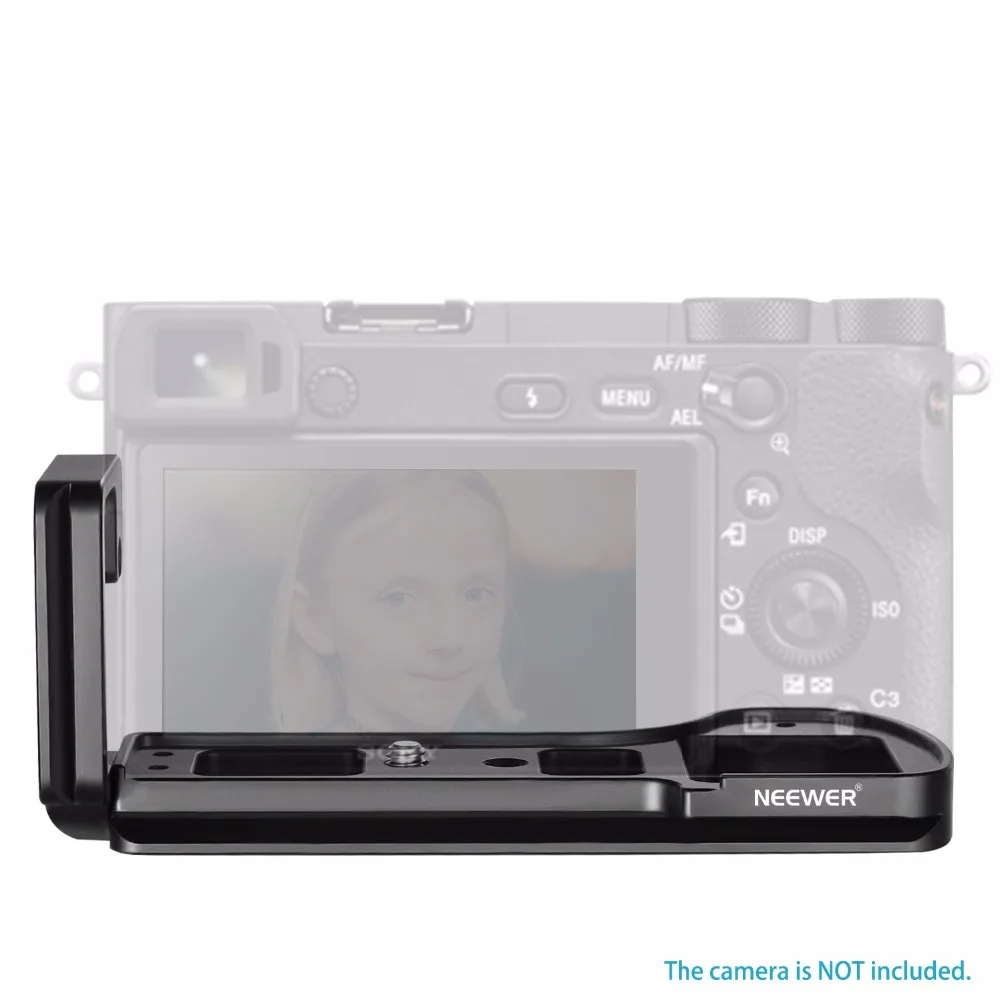 Neewer алюминиевый сплав QR l пластина кронштейн рукоятка для Sony A6500