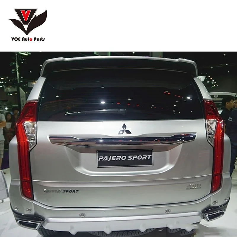 

VOE Pajero Sport 2016+ Spoiler ABS Plastic Material Rear Wing Spoiler for Mitsubishi PAJERO SPORT 2016 2017