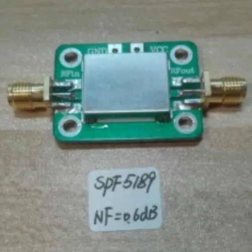 LNA 50 4000 МГц SPF5189 NF = 0.6dB RF усилитель FM HF VHF/UHF Ham радио|Интегральные схемы| |