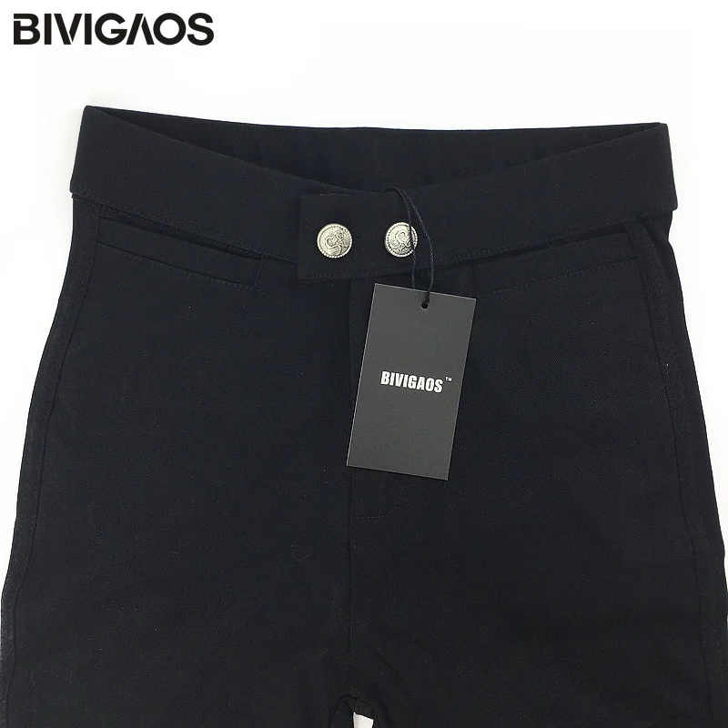 BIVIGAOS новые Мода и досуг женские модные Волшебные брюки обтягивающие леггинсы