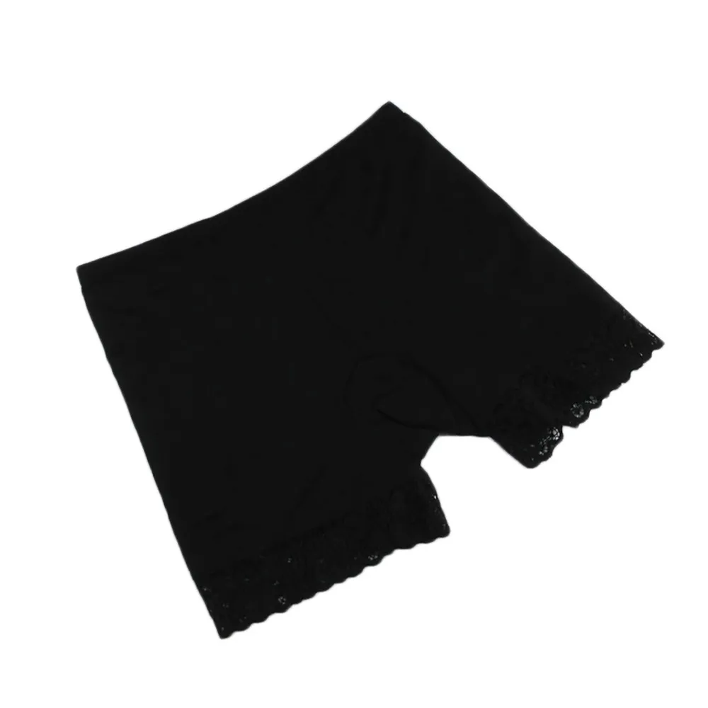 Lace Safety Short Panties Women Under Skirts Boyshorts Underwear Panties Seamless Big Size Female Everyday Safety Boxer#0627 - Цвет: D