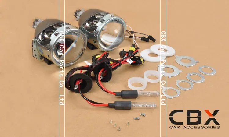 3 дюйма Koito Q5 HID Биксеноновая линза для проектора + ксеноновая лампа 4300K 6000K