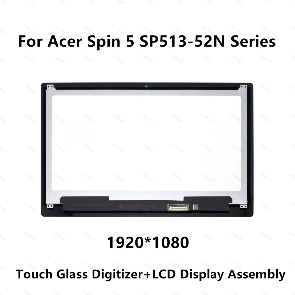 Для acer Spin 5 SP513 52N 85LZ 89CP F58U 33SN ЖК дисплей Экран сенсорный дигитайзер Стекло Дисплей