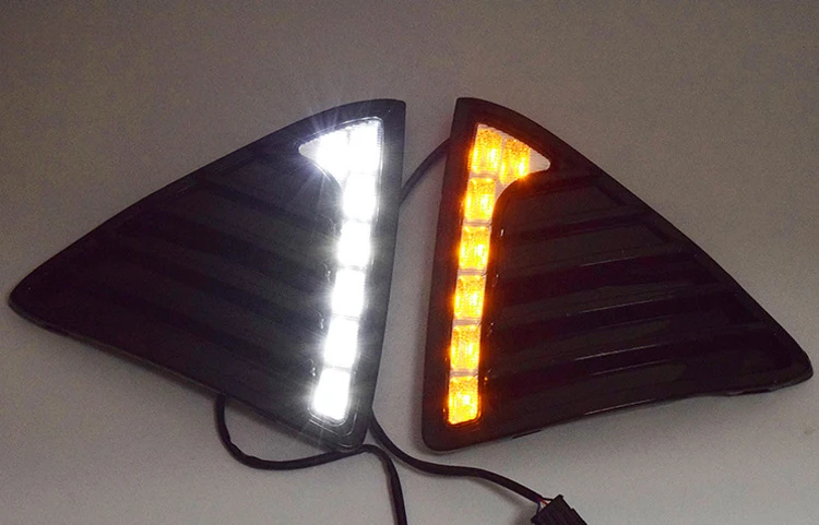 

For Ford for Focus 2011 2012 2013 2014 Pair 12V Car LED Daytime Running Light Fog Lamp DRL Waterproof White Light New