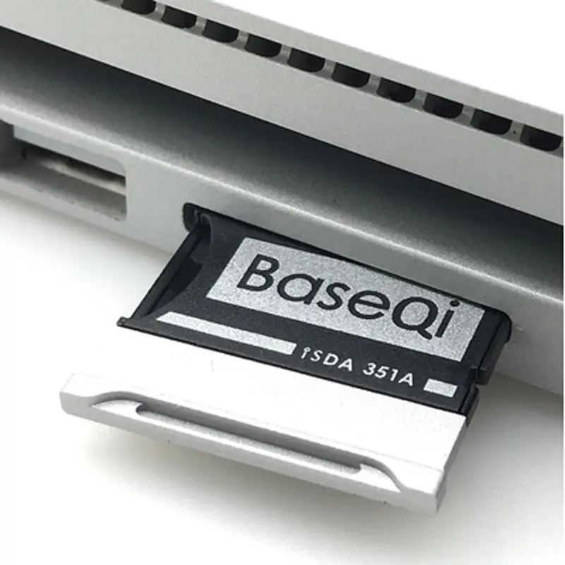 Алюминиевая карта памяти BaseQi для Microsoft Surface Book 2 15 &quot Mini Drive pro duo адаптер macbook air pcmcia