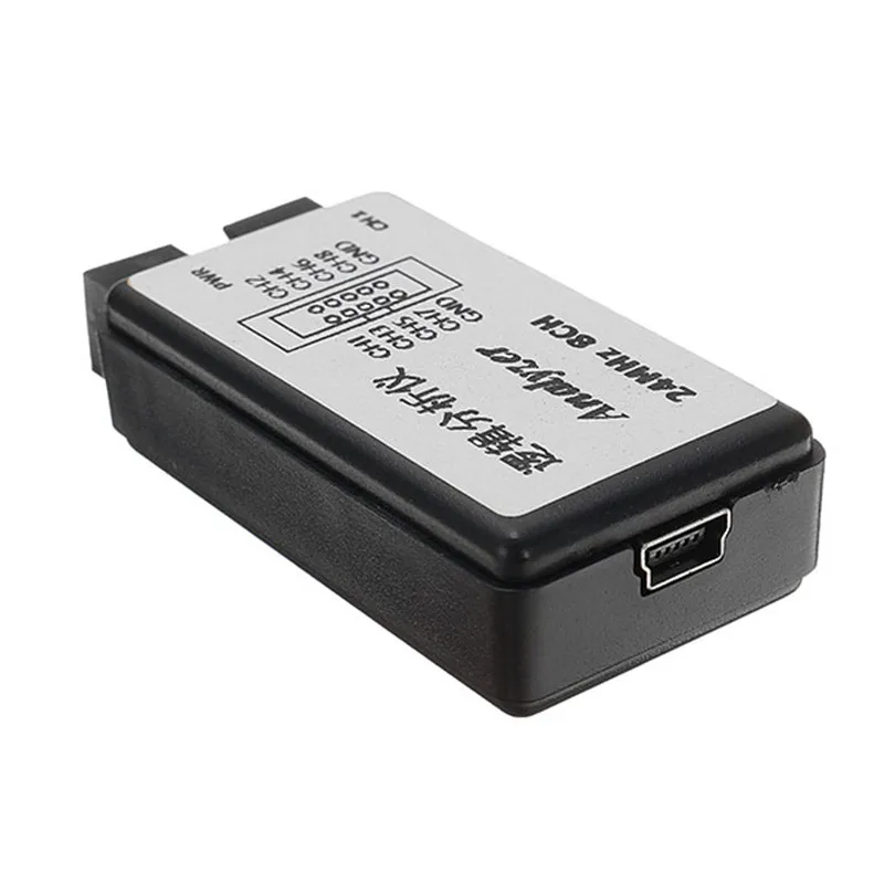 USB логический анализатор 24 м 8CH микроконтроллер ARM FPGA инструмент отладки 24 МГц, 16 МГц, 12 МГц, 8 МГц, 4 МГц, 2 МГц