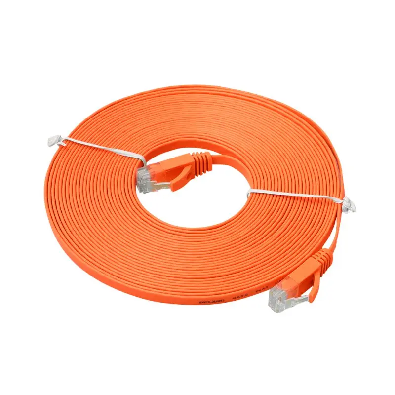 EDAL 5 м/16 футов плоский Ethernet CAT6 сетевой кабель Патч провод RJ45 для Smart TV/Xbox|Кабели| |