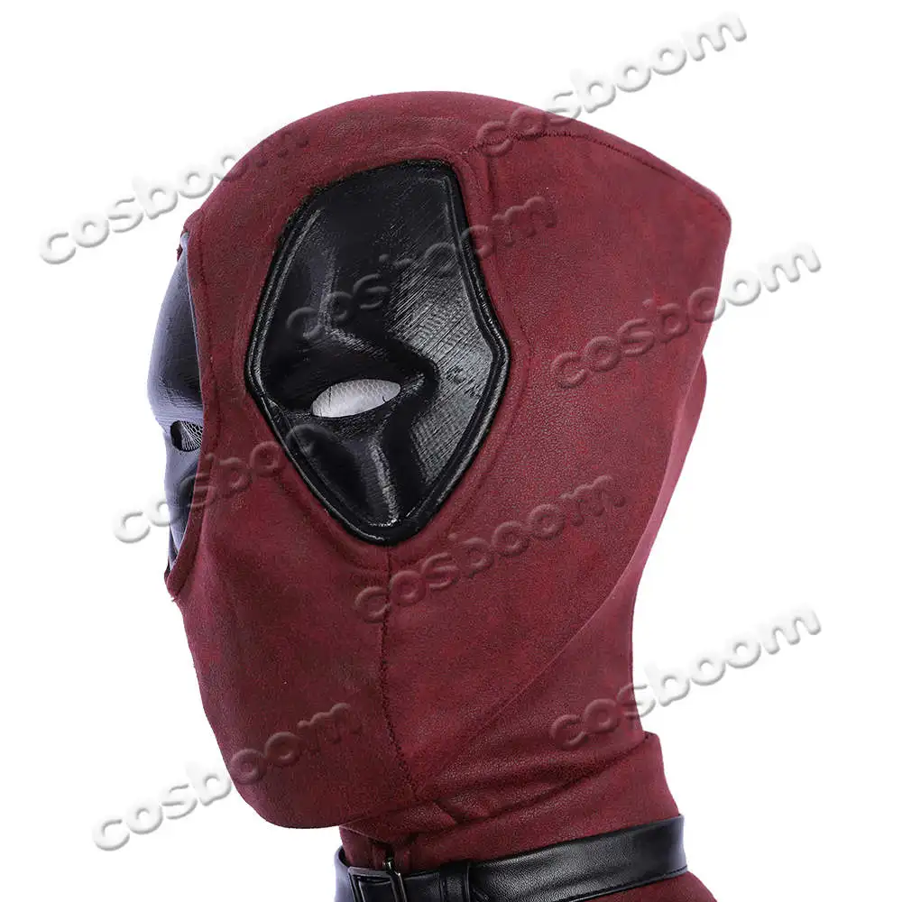 COSBOOM для дам костюм с принтом Deadpool Взрослых Женщин Дэдпул Женский костюм супергероя красный комбинезон Хэллоуин Карнавал косплэй костюм