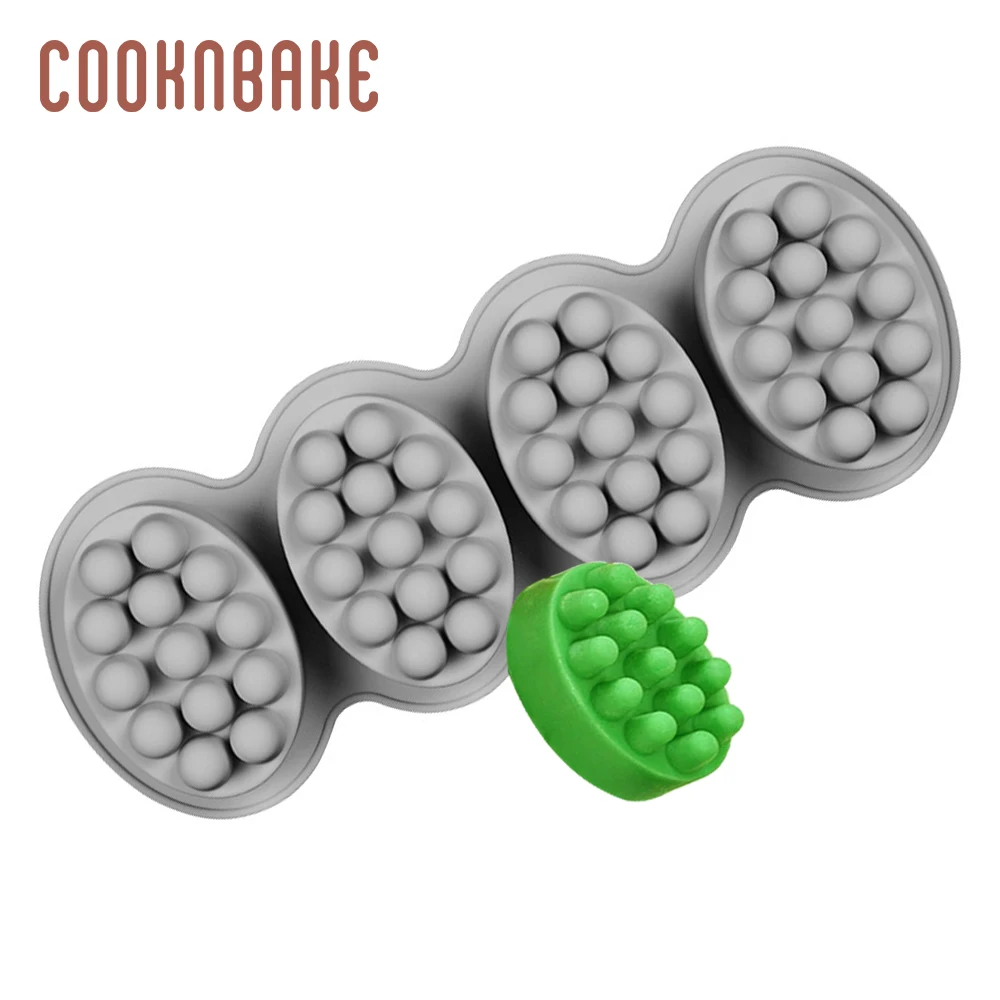 COOKNBAKE Silicone Mold for soap oval pastry bread pudding baking tool biscuit ice cake form silicone candle massage mould | Дом и сад