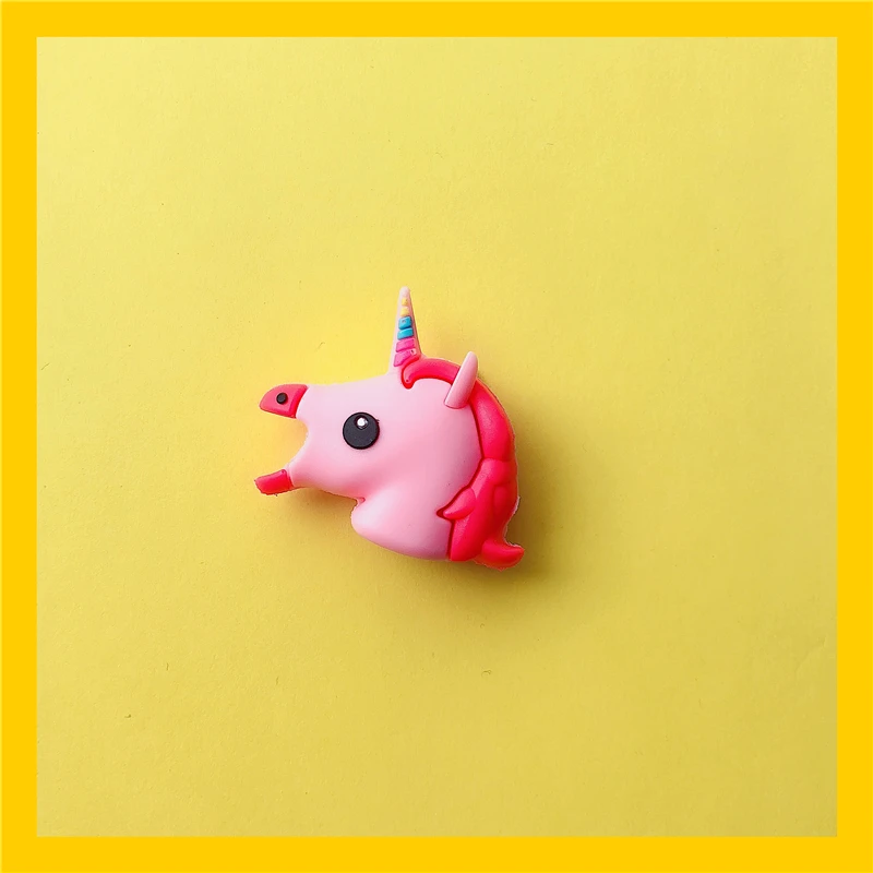 Милый единорог мультфильм кабель протектор для iphone usb кабель держатель зарядное устройство провода Организатор Animel сматывание кабеля аксессуары для телефонов