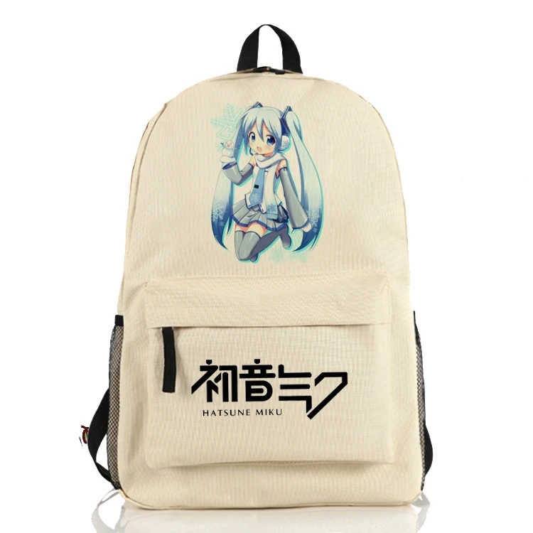 11 Аниме Хацунэ Мику Vocaloid COS рюкзак сумки на плечо студенческий рюкзак школьные сумки для мальчиков девочек Mochila - Цвет: 11