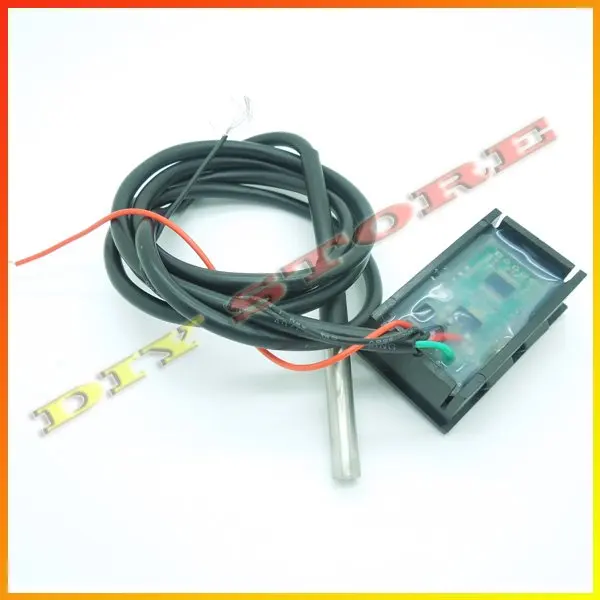 Цифровой измеритель температуры красный светодиод 0 56 дюйма датчик 55 125 градусов