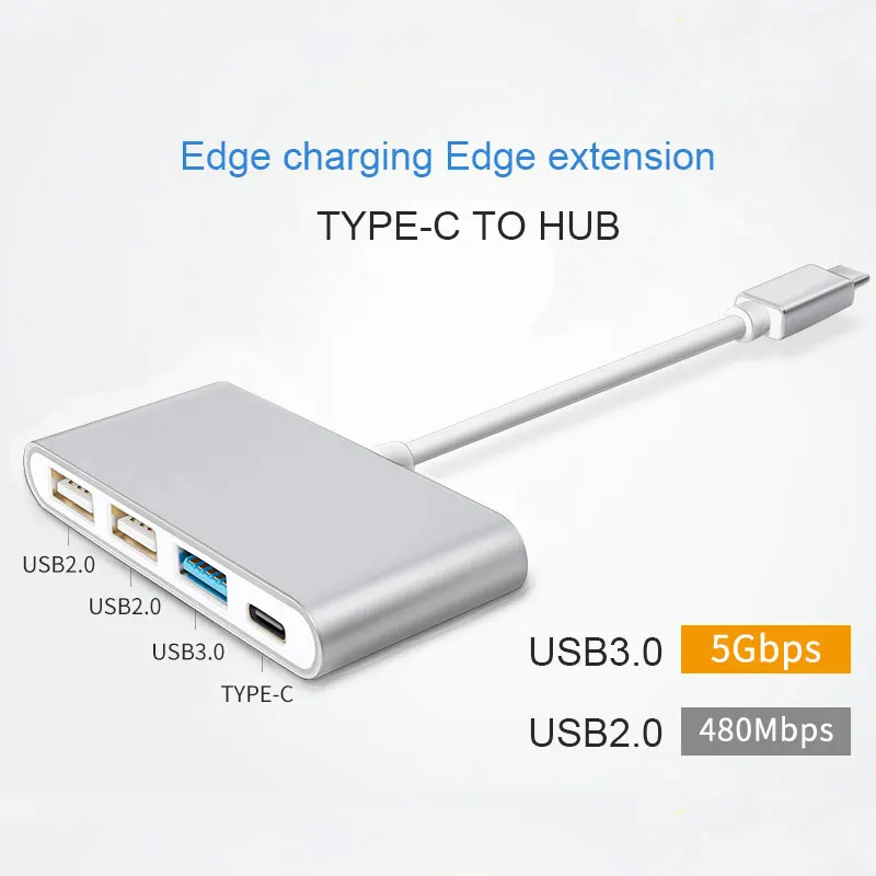 USB C HUB Type на 4 порта OTG Hub USB3.0 2 0 мультипортовый зарядный конвертер для Macbook передача