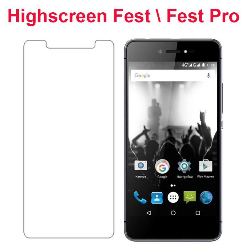 Защитная пленка для экрана Highscreen Fest \ Pro из закаленного стекла 5 0|Защитные стёкла и