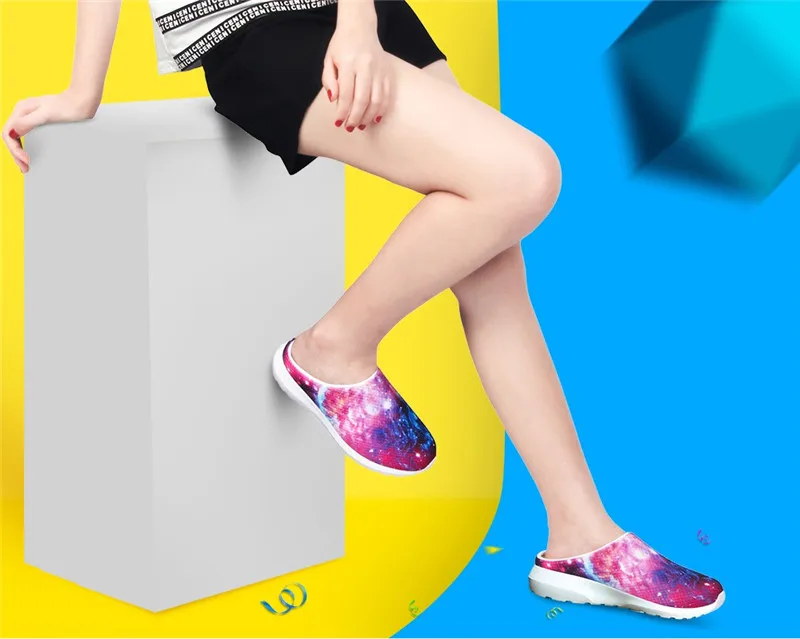 FORUDESIGNS/летние легкие пляжные женские сандалии с рисунком героев мультфильмов; обувь на плоской подошве для медсестры; повседневные женские домашние тапочки