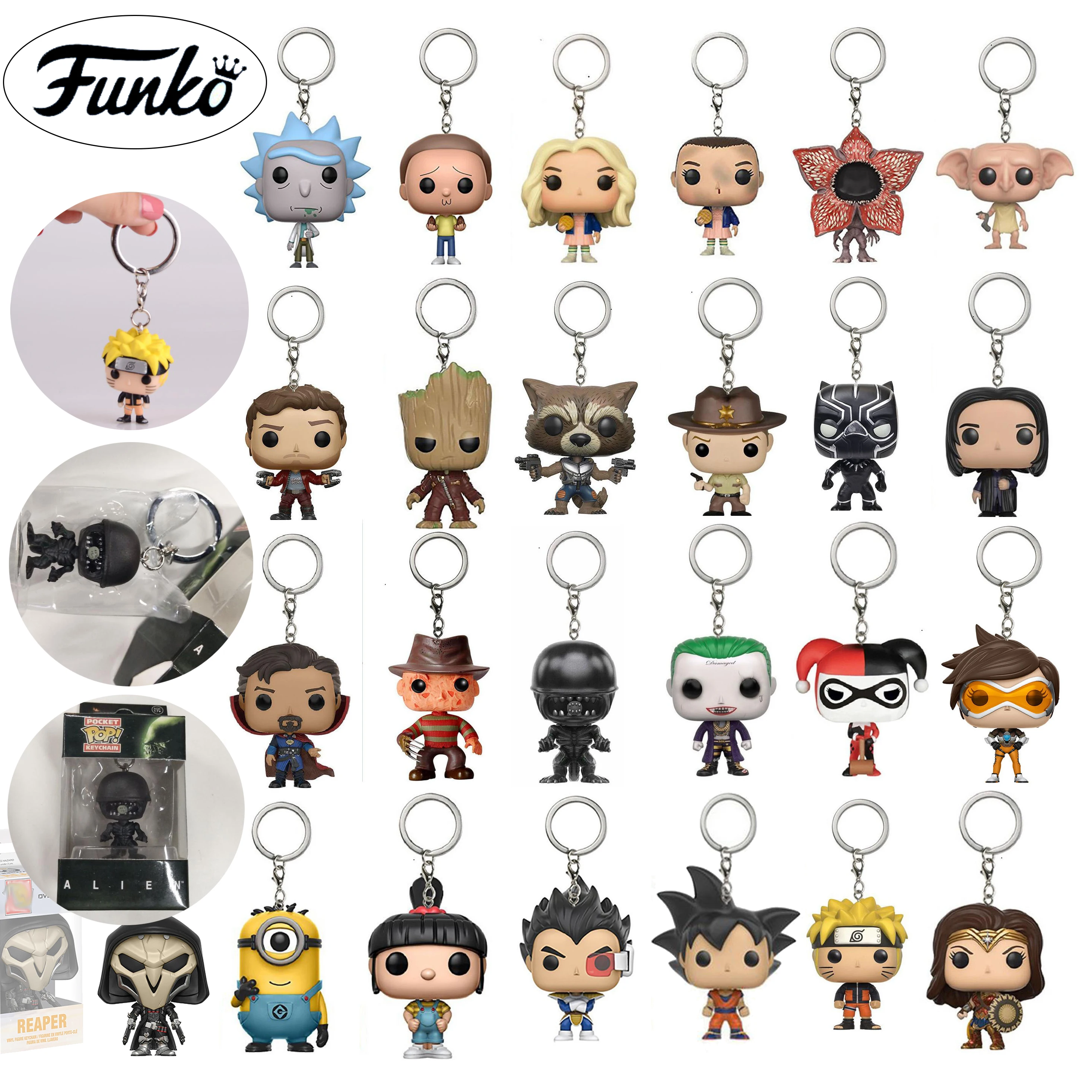 FUNKO POP действие брелок игрушки жнец TRACER Принцесса Ариэль Марвел Мстители Доктор