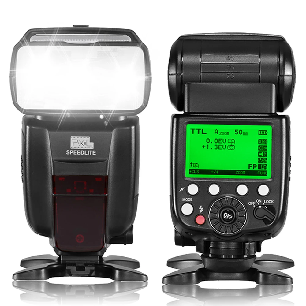 Беспроводная вспышка Pixel X800C X800N PRO 2 4G радио ЖК дисплей TTL HSS профессиональная