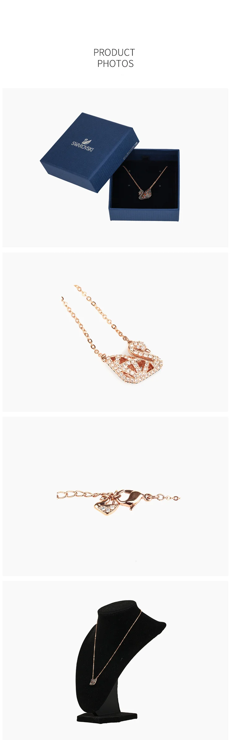 Ожерелье Swarovski Facet с лебедем 5281275