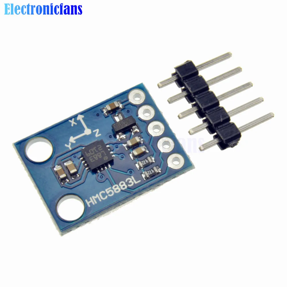 GY-273 HMC5883L 3-Axis Compass Magnetometer Sensor Board Module IIC/I2C For Arduino 3-5V Power High Accurancy | Электронные
