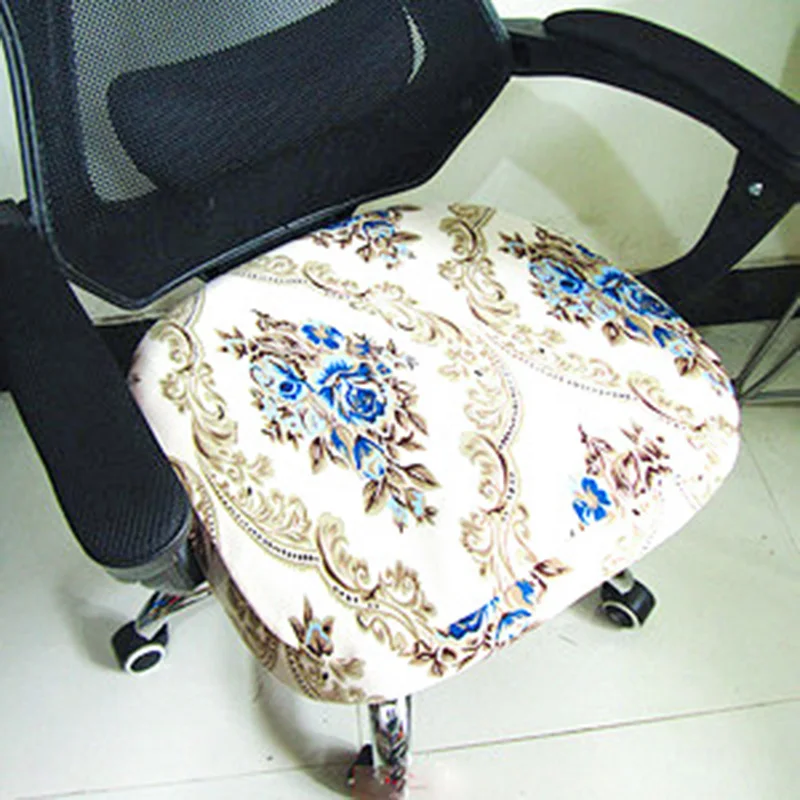 Офисный эластичный тканевый чехол на стулья скольжения Защитная пленка для