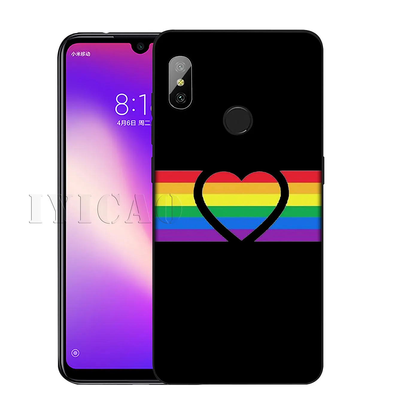 IYICAO Мягкий силиконовый чехол для Xiaomi Redmi K30 K20 8A 7A 6A 5A S2 GO Note 8 8T 7 5 6 Pro |