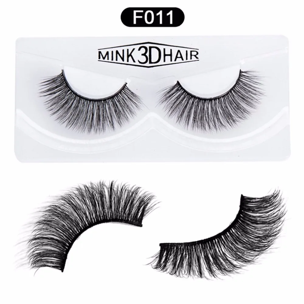 3D норковые накладные ресницы для глаз ручная работа полосы ресниц натуральный