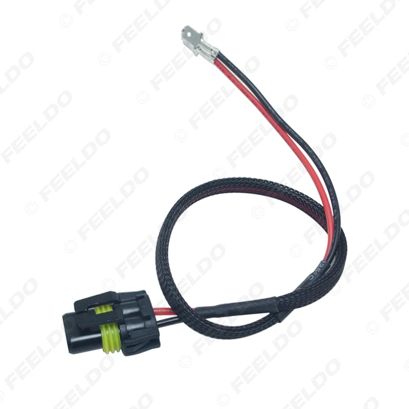 FEELDO 1PC 12V 35W 55W Auto HID Conversion Kit Xenon Lamp Bulb Power Wire Harness Female Plug Cord H11 Cable | Автомобили и