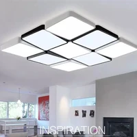 hawboirry led living room aisle balcony hall bedroom restaurant hotel room modern minimalist puzzle into cell shape ceiling lamp