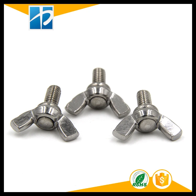 Гайка крыла из нержавеющей стали M4 DIN315 (10 шт.)|wing nut|nut nutstainless steel nuts |