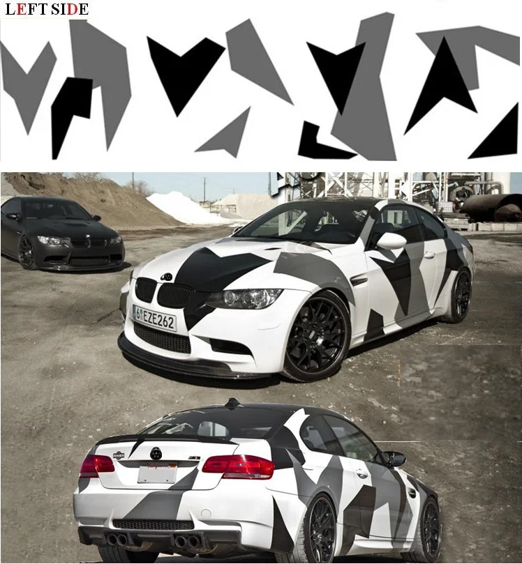 LEFT SIDE Car Stickers HD Inkjet Engraving Decoration Drift Racing Decal Decor DIY Waterproof Vinyl Film Wrap | Автомобили и