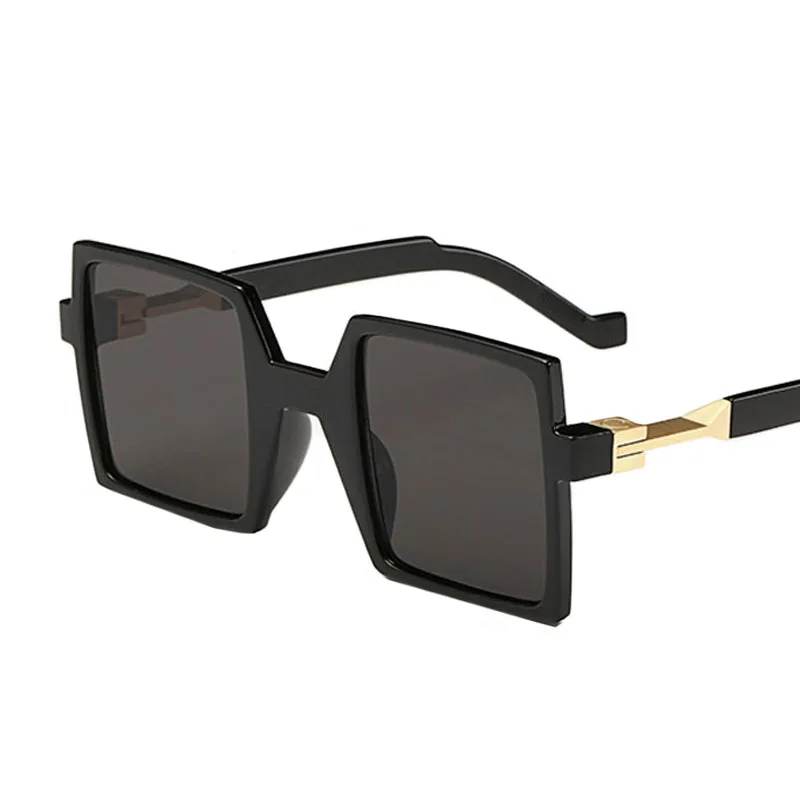 Солнцезащитные очки в стиле оверсайз женские брендовые дизайнерские темные