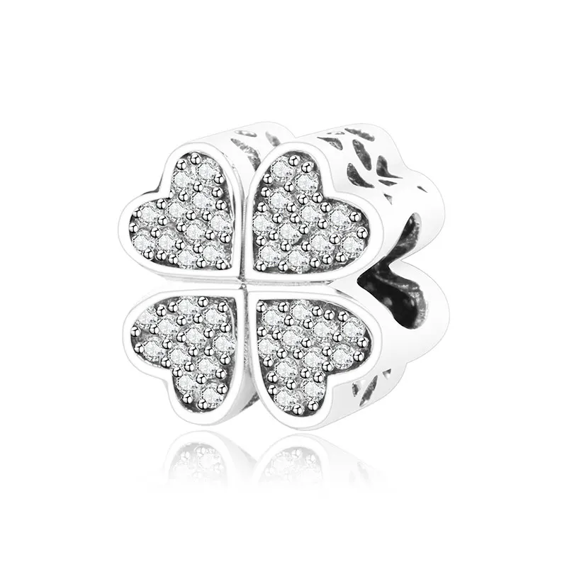 Подходит к оригинальному браслету Pandora Be My Valentine бусины из стерлингового серебра 925 DIY Изготовление ювелирных изделий подарок на день Святого Валентина Berloque - Цвет: PTO614