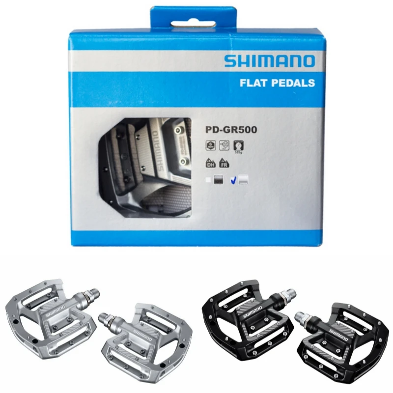 Велосипедные педали shimano XT PD GR500 Flat Плоские Педали MTB/Trail/Enduro/BMX GR500|Педаль